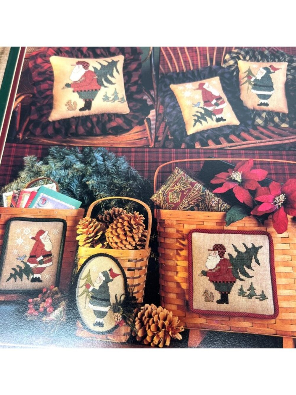 Santas Tree Farm Cross Stitch Pattern Booklet By The Needl Love Company